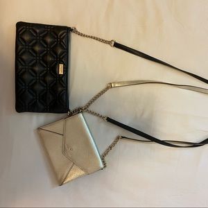 KATE SPADE PURSES - black quilted